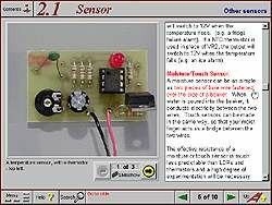 Project information screen