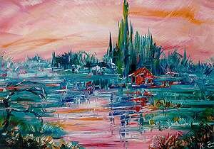 Painting by Konrad Zuse